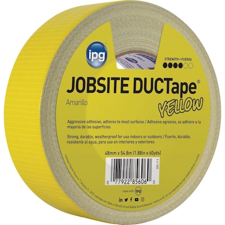 Intertape DUCTape 1.88 In. x 60 Yd. General Purpose Duct Tape, Yellow 20C-Y 2
